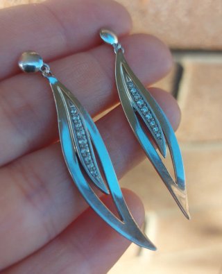 Orecchini Argento 925 Zirconi