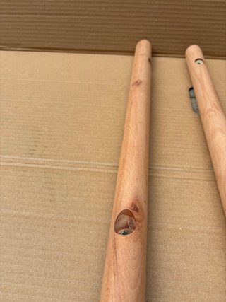 Perchero de pie Edihome madera 8 ganchos
