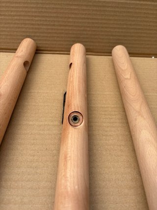 Perchero de pie Edihome madera 8 ganchos