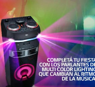 Alquiler LG 1000W RMS Bluetooth para Fiestas