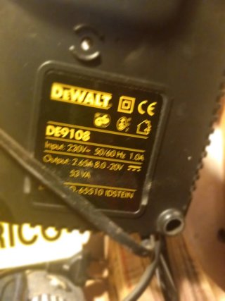 Cargador DeWalt 1.25Ah 2.0Ah
