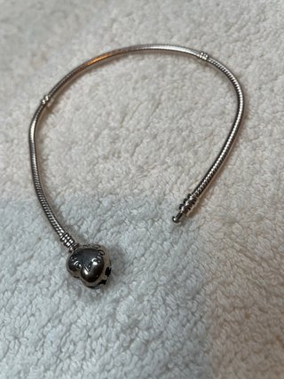 Pulsera Pandora Corazón Serpiente S925 21cm