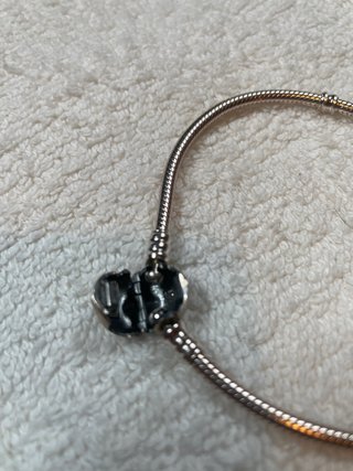 Pulsera Pandora Corazón Serpiente S925 21cm