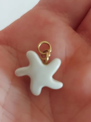 Ciondolo oro giallo 750 forma stella