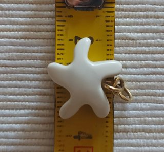 Ciondolo oro giallo 750 forma stella