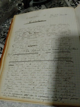 Manuscrito antiguo 1898