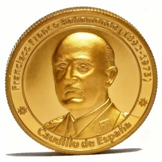 Moneda Francisco Franco con ESTUCHE