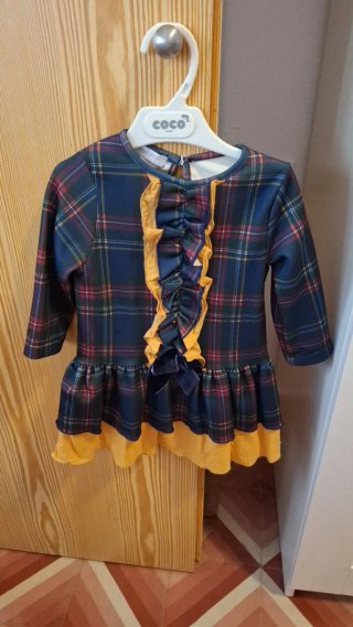 Vestido Alma Petit Talla 4 Años Tartán