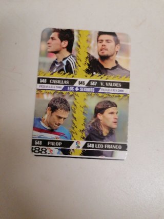 Cromos Fútbol Liga 2008 - M.V.P. y Revelación