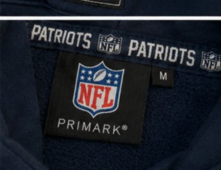 Sudadera Hoodie NFL New England Patriots Azul