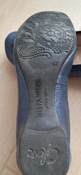 Zapatos Hispanitas Azul Talla 37
