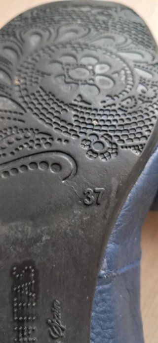 Zapatos Hispanitas Azul Talla 37