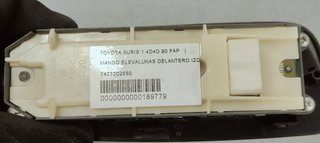 MANDO ELEVALUNAS DELANTERO IZQUIERDO TOYOTA AURIS