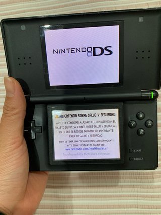 Nintendo DS Lite Nera + Caricatore