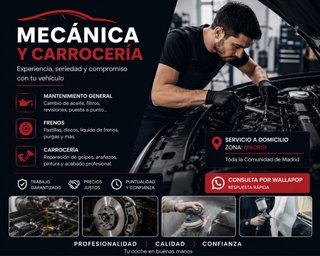 Mecanico, chapista y pintor