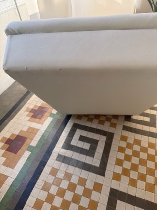 Diván blanco 160x50