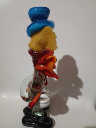 Figura payaso cristal artesanal