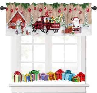 Cortina de Navidad con diseño festivo