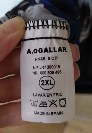 Vestido cruzado A. Ogallar T. 2XL