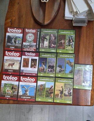 DVDs de caza Trofeo y Momentos Cinegéticos