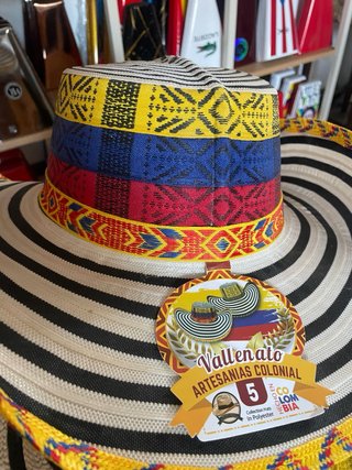 Sombrero Vallenato Tricolor Artesanías Colonial