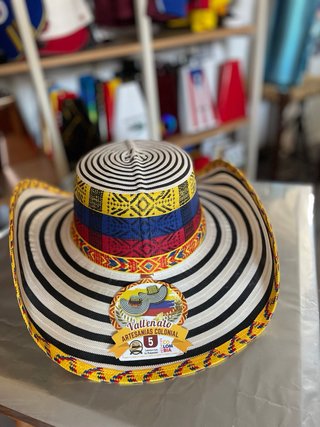 Sombrero Vallenato Tricolor Artesanías Colonial