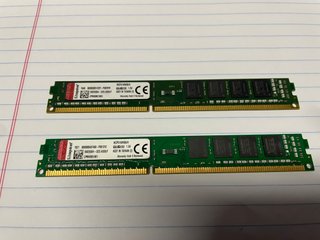 2x Kingston DDR3 8GB 1600MHz PC3-12800U