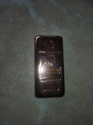Lingote Cobre 1000g Germania Mint Certificado