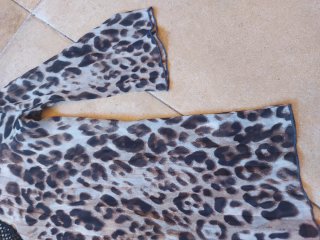 Blusa Erfo Talla 38 Estampado Animal Print