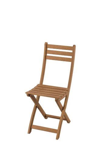 Mesa y Silla Plegable Jardín Madera Marrón oscuro.