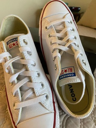 Converse mujer Piel Blancas número 39,5