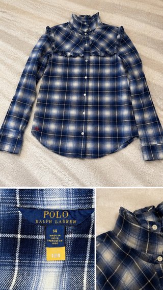 Camicia Ralph Lauren a quadri blu