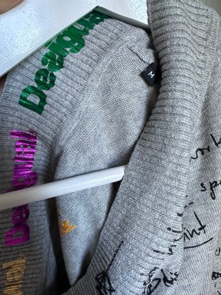 Jersey Desigual Gris Talla S