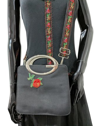 Conjunto Vestido talla M Hecho a Mano + Bolso