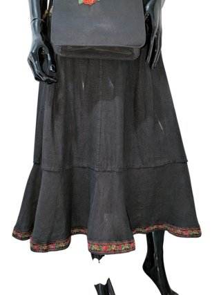 Conjunto Vestido talla M Hecho a Mano + Bolso