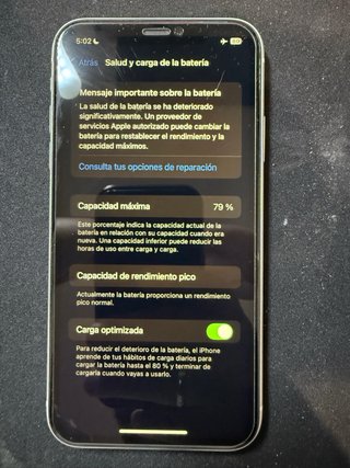 iPhone XR 79% salud
