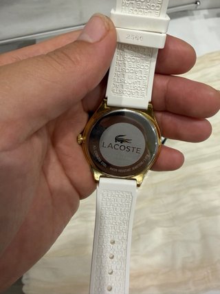 Reloj Lacoste Mujer Blanco y Dorado
