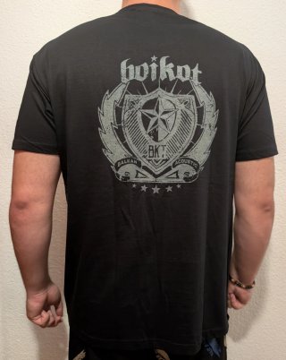 CAMISETA NEGRA - BOIKOT - TALLA XL y más...