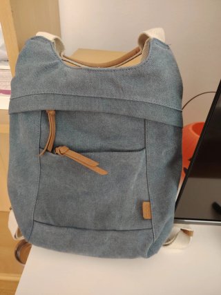 Mochila Misako tejana azul como nueva