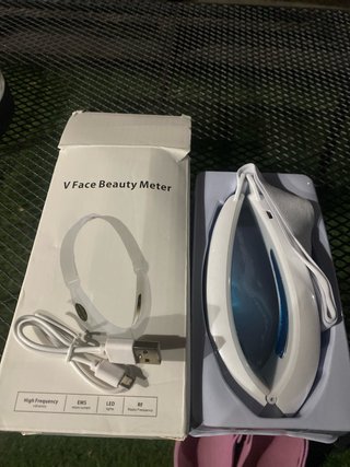 V Face Beauty Meter EMS LED RF