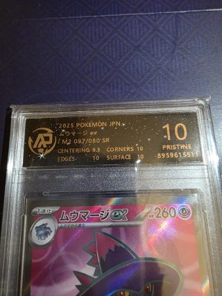 Carta Pokémon M Mismagius ex 097/080 SR