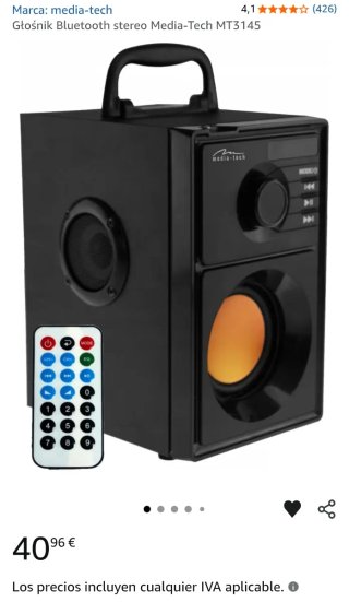 Altavoz Bluetooth con Subwoofer