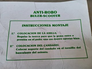 Candado Antirrobo Buler para Moto/Scooter