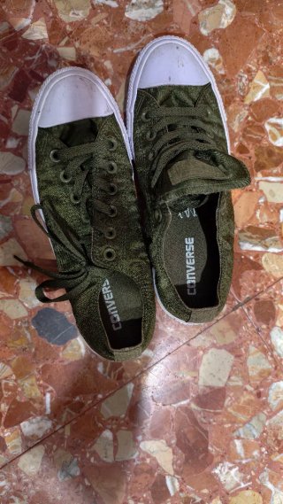 Zapatos Converse Mujer Verdes