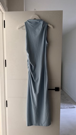 Vestido largo Shein azul bebé