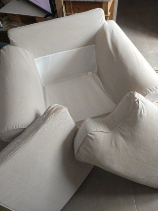 2 Sillones EKTORP IKEA Beige