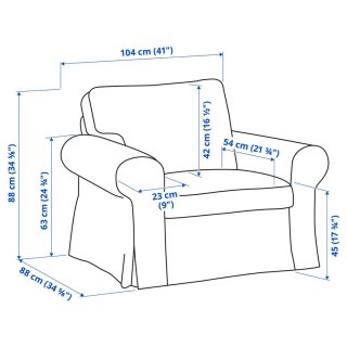2 Sillones EKTORP IKEA Beige