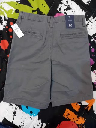 Bermudas GAP Kids Talla 12 Gris
