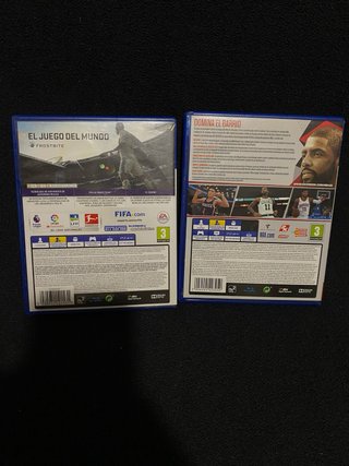 Juegos PS4 FIFA 18 y NBA 2K18