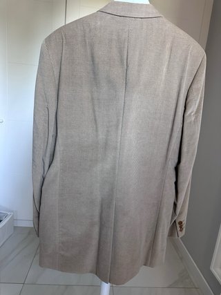 Chaqueta Zara Pana Fina Beige